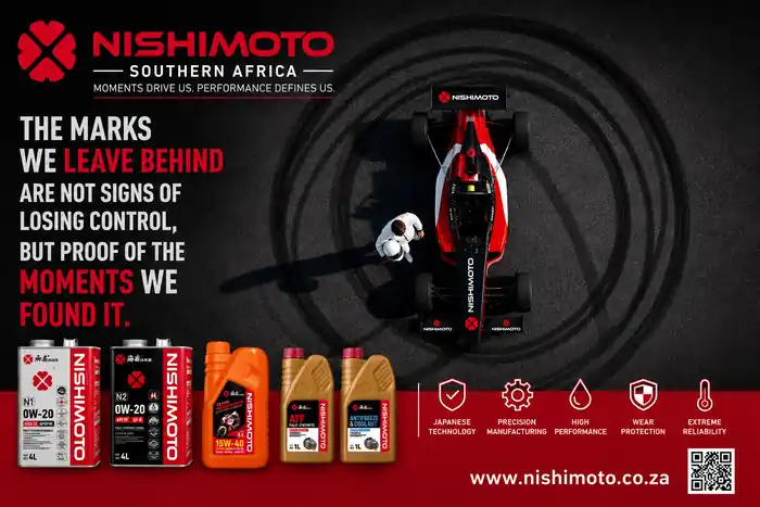 Nishimoto Southern Africa Formula One performance campaign — The Marks We Leave Behind