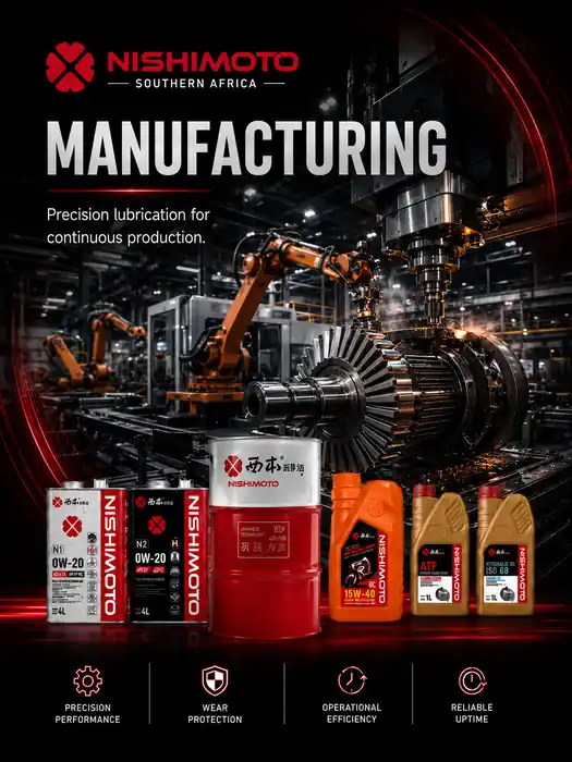 Nishimoto lubricants for Manufacturing